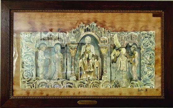 Le retable de l'église Saint-Jean-Baptiste de Carrières-sur-Seine